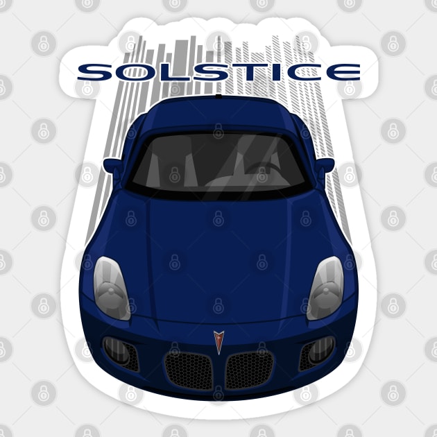 Pontiac Solstice GXP Coupe - Dark Blue Sticker by V8social